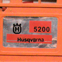 Бензопила HusqBrna 5200 - поддельный логотип
