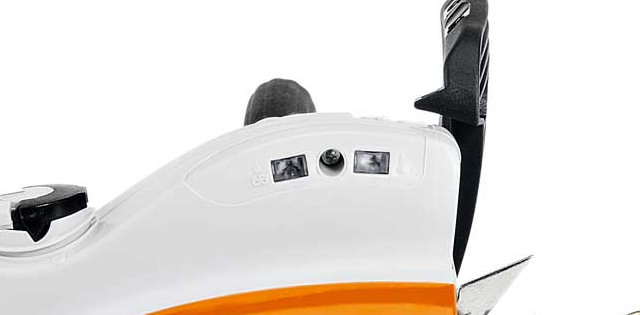 Индикаторы уровня масла и перегрева двигателя на электропиле Stihl. Индикаторы уровня масла и перегрева двигателя на электропиле Stihl.